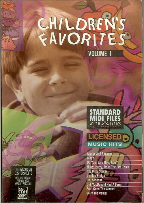 Tune 1000 Children's Favorites Vol 1 On 3.5 Floppy Disk